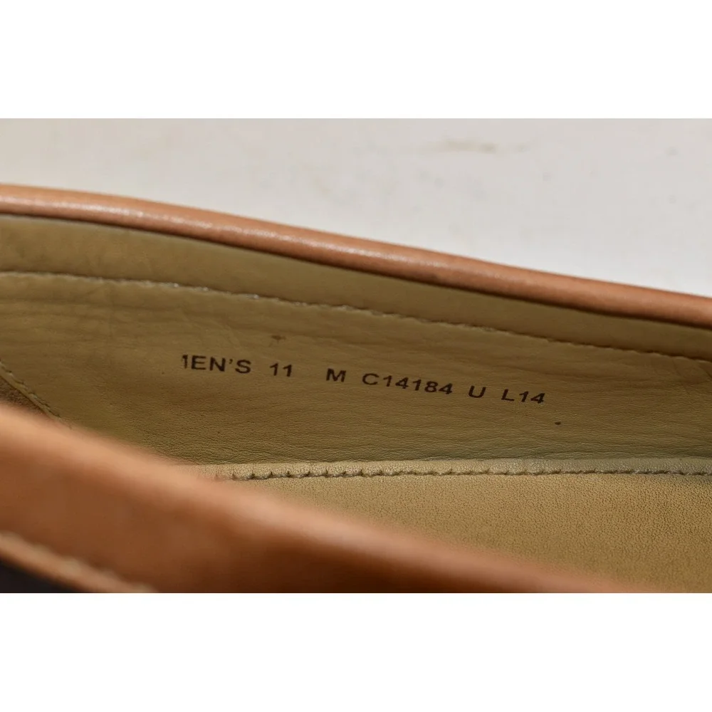 Cole Haan Penny Loafers‎ Brown Mens Size 11 Two Tone Leather Dress Shoes Slip-On